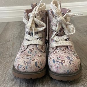 Toddler Floral Boots